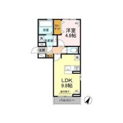 （仮）D－room渡鹿の間取り画像