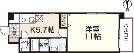 エムスクエアの間取り画像