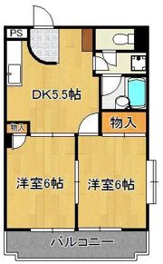 シャトレ岸の浦の間取り画像