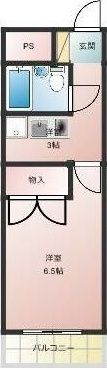 ホワイトヒルズの間取り画像