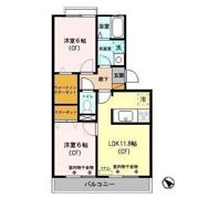 グリーンヒルズの間取り画像