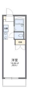 レオパレス中筋の間取り画像