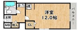 エクセランス梅田西の間取り画像