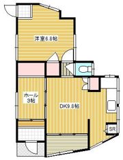 深田台貸家の間取り画像