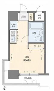 パレ・ドール伊勢佐木南の間取り画像