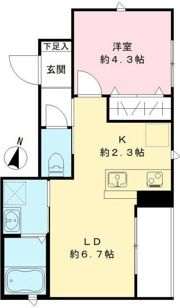 STELLA都立大学の間取り画像