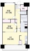 アルファステイツ岡山駅前の間取り画像
