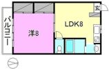 コーポ佐々木（桑原）の間取り画像