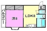 コーポ佐々木（桑原）の間取り画像