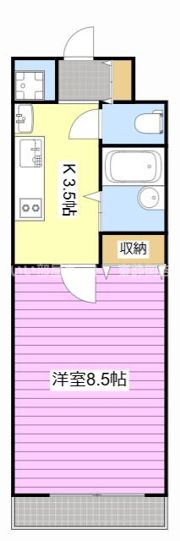 ヴィラコンテッサ川辺町の間取り画像