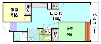牛田みのりマンションの間取り画像