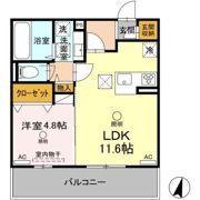 ボナール武蔵ヶ丘の間取り画像