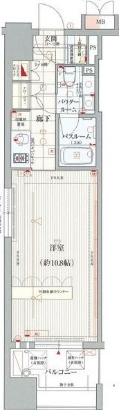 デュオン新大阪レジデンスの間取り画像