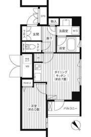 コスモリード新宿余丁町の間取り画像