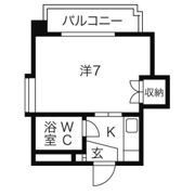 ウエストカニヤビルの間取り画像