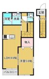 シェルメール庭瀬の間取り画像