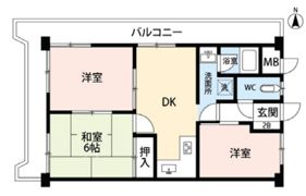 グリーンハイツ青木の間取り画像