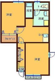 フォンテーヌCの間取り画像