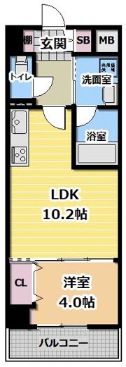 ラ フォート城北公園の間取り画像