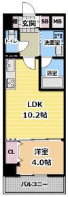 ラ フォート城北公園の間取り画像