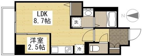 月光 幸町の間取り画像
