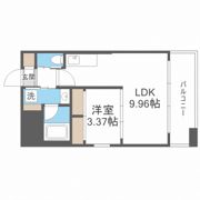プレジオ弁天町EUROの間取り画像