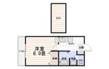 ガーデン恵比須Bの間取り画像