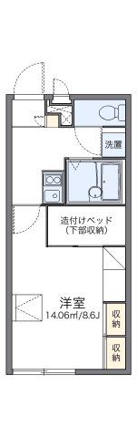 レオパレスジャルダンCの間取り画像