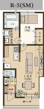 Homes Usonia・前川東IIの間取り画像