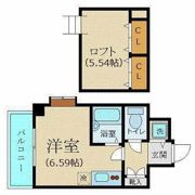 K＆W西新橋の間取り画像
