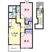 ミニョンパンセⅡの間取り画像