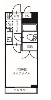 コスモリード国分寺の間取り画像