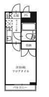 コスモリード国分寺の間取り画像