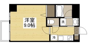月光 岡山市役所前の間取り画像
