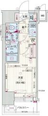 プレサンス中之島公園アティレの間取り画像