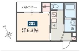MELDIA行徳Ⅲの間取り画像