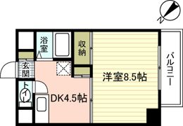 モーニングパークの間取り画像