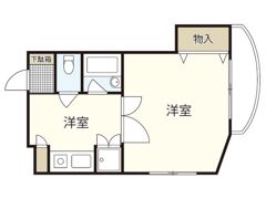 リライアンス牛田の間取り画像