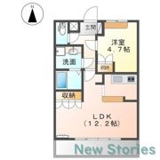 コートヴェール中島田Ⅱの間取り画像