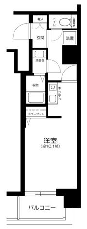 シティタワー武蔵小山 レジデンス棟の間取り画像
