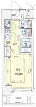 プレサンス梅田北オールの間取り画像
