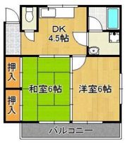 カーサいずみの間取り画像