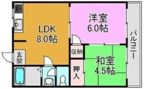 第二コーポ春日荘の間取り画像