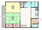 橋本アパートB棟の間取り画像