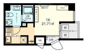 エクセル横川の間取り画像