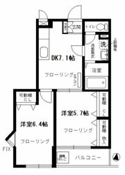オーシャン本牧の間取り画像