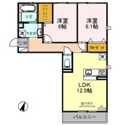 リート623 E（イースト）の間取り画像