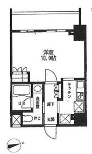 カスタリア門前仲町Ⅱの間取り画像