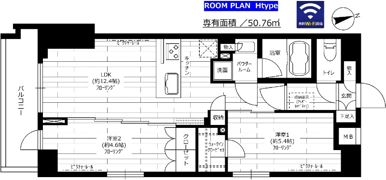 ステージグランデ用賀アジールコートの間取り画像