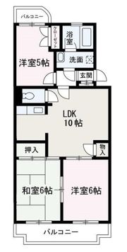 ゴールドクレストの間取り画像